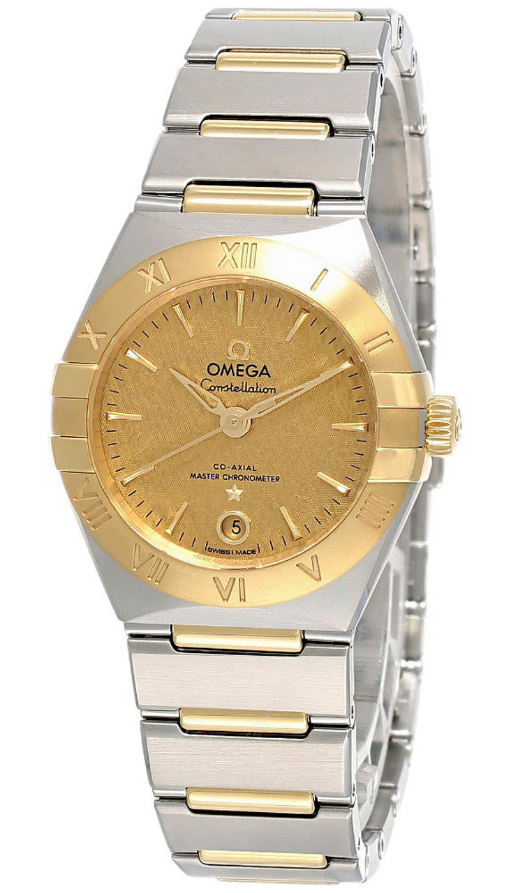 OMEGA Watches CONSTELLATION 18K YELLOW GOLD 29MM WOMEN'S WATCH 13120292008001 - Click Image to Close